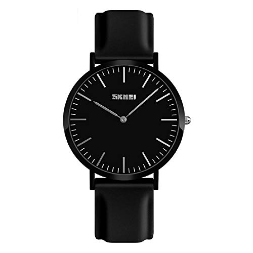 Relojes de Mujer con Fecha Reloj de Cuarzo analógico Reloj Minimalista Impermeable para Mujer Vestido Elegante Moda Casual para Damas y niñas@Negro