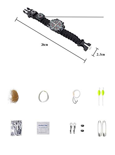 Relojes De Pulsera,Moda Moda Multifunción Deportes Al Aire Libre Reloj Brújula Supervivencia Silbato Termómetro Reloj   , Otoño Hojas Camuflaje