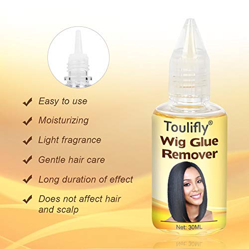 Remover Liquido para Quitar Extensiones,Hair Extension Tape Remover,Hair Extensions Remover,para Lace Front Peluca,Extensiones de Cabello,Strong Tape Remover,30ML