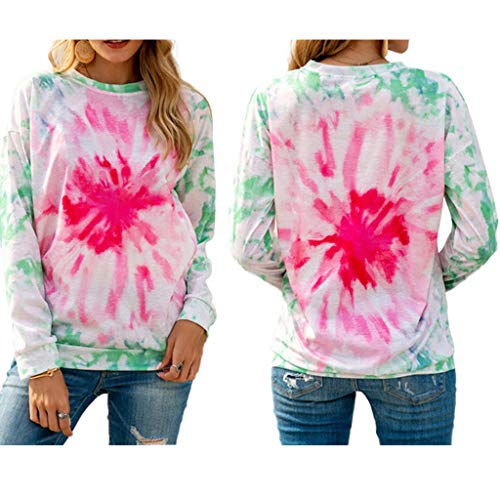 ReooLy Pull-Over, Jersey de Punto de Gran tamaño para Mujer con Hombros Descubiertos y suéter Suelto(F-Verde，M)