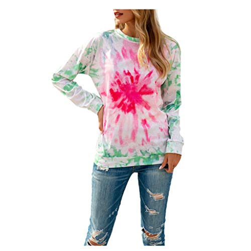 ReooLy Pull-Over, Jersey de Punto de Gran tamaño para Mujer con Hombros Descubiertos y suéter Suelto(F-Verde，M)