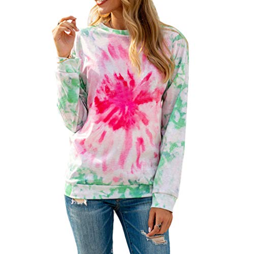 ReooLy Pull-Over, Jersey de Punto de Gran tamaño para Mujer con Hombros Descubiertos y suéter Suelto(F-Verde，M)