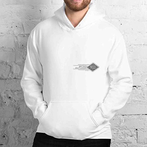 Retro Outlaws, Nine Eleven 1963 Outlaw Vintage Doble Cara Sudadera Con Capucha - Blanco - XX-Large