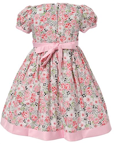 Richie Ropa de Descanso para niñas de casa de Flores de Color Rosa de Cristal y Lazo Rosa Pintura Coja Relieve con Cierre de Solapa y e Instrucciones para Hacer Vestidos 12 Meses - New