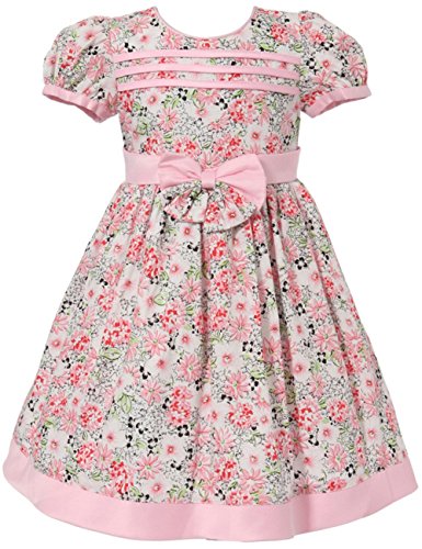 Richie Ropa de Descanso para niñas de casa de Flores de Color Rosa de Cristal y Lazo Rosa Pintura Coja Relieve con Cierre de Solapa y e Instrucciones para Hacer Vestidos 12 Meses - New