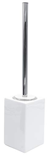 Ridder 2135401 Cube - Escobilla de baño (cerámica), Color Blanco