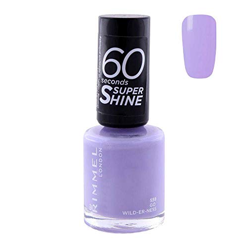 Rimmel London 60 segundos Shine Súper Rita Ora Shades verano Nail Polish, Go Wild-er-Ness - 8 ml