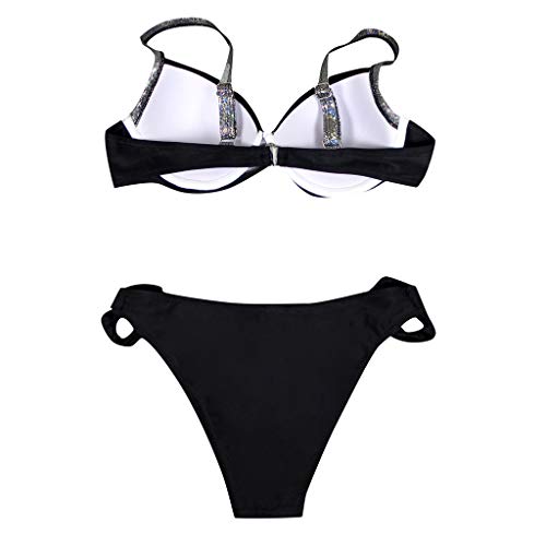 riou Tops de Bikini Mujer Push-up Trajes de baño Dos Piezas Sexy Bikini Brasileños Bañador con Relleno Trajes de BañO Mujer 2019 Bikini Estampado Dividido BañAdores