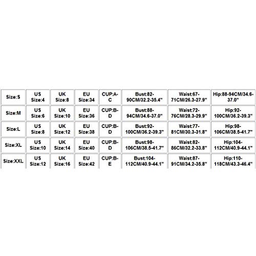 riou Tops de Bikini Mujer Push-up Trajes de baño Dos Piezas Sexy Bikini Brasileños Bañador con Relleno Trajes de BañO Mujer 2019 Bikini Estampado Dividido BañAdores