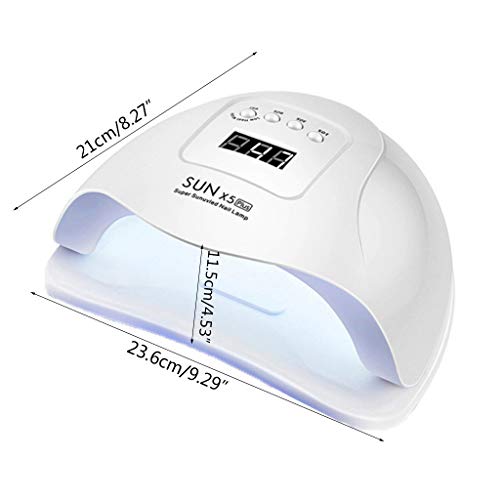 RK-HYTQWR Nail Set Secador de l¨¢mpara LED UV con Colores Esmalte de u?as en Gel Juego de m¨¢quina de Taladro de u?as, Nuevo Esmalte de u?as