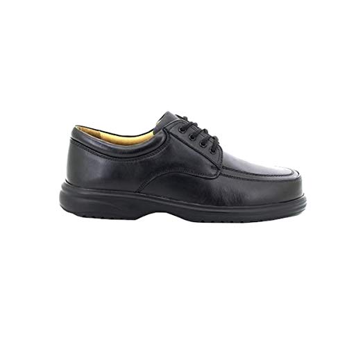 Roamer - Zapatos de Cordones de Cuero para Hombre Negro Negro 39.5, Color marrón, Talla 39.5