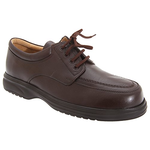 Roamer - Zapatos de Cordones de Cuero para Hombre Negro Negro 39.5, Color marrón, Talla 39.5