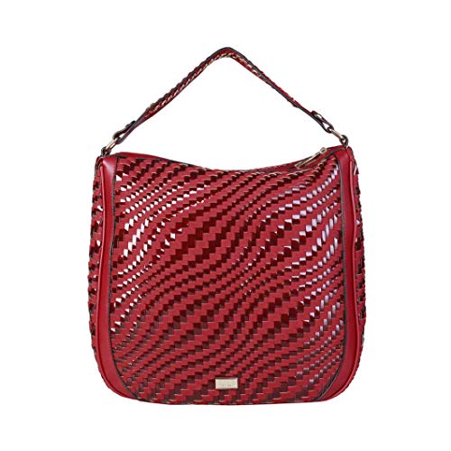 Roberto Cavalli C41PWCBU0022, Bolso de mano para Mujer, Rojo, handbag