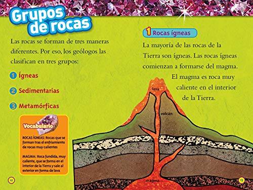 Rocks & Minerals (L2, Spanish) (National Geographic Readers)