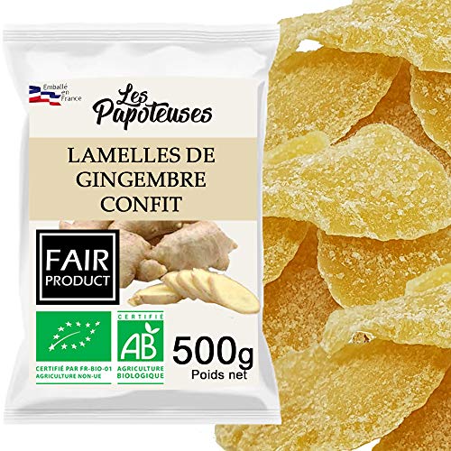 Rodajas de jengibre confitado – 500g