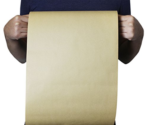 Rollo de papel kraft grande, 30 m, para manualidades, regalos, envíos, 30 cm x 30 m