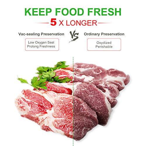 Rollos al Vacio para Envasadora al Vac¡§ao, 2 Rollos 30 x 500cm Bolsas de Vac¡§ao de Alimentos, BPA Free, Bolsas de Vacio Gofradas para Conservaci¡§?n de Alimentos y Sous Vide Cocina & Boilable