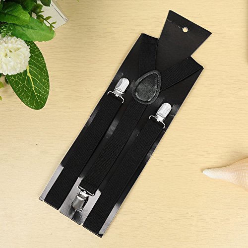 Romacci Nueva moda hombres mujeres Clip en tirantes Y elástico en forma volver Formal Unisex ajustable llaves