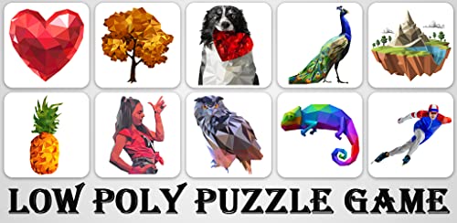 Rompecabezas de colores de Poly Low Art by Number