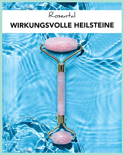 Rosas tal Organics Royals Rose Queen Rose Cuarzo Roller anti-edad Jade Roller