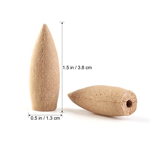 Rosenice - Lote de 30 conos de incienso de flujo invertido, fragancia a rosa, lavanda y sándalo