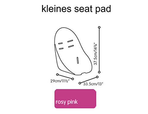 Rosy Pink - Rosa - Rosa - Pequeño cojín de repuesto sin correas Seat pad Bloom fresco