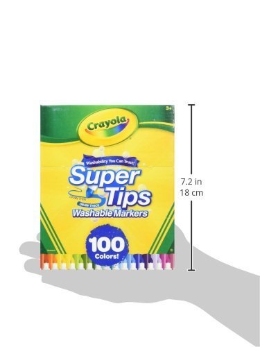 Rotuladores Súper Lavables 100pzs - Crayola