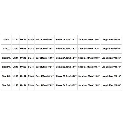 ROVNKD - Blusa para Mujer, con Capucha, tamaño Grande, Bolsillo de Manga Larga, Bolsillos marrón XXXL