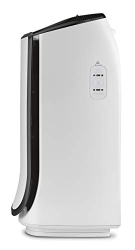 Rowenta Intense Pure Air Connect PU4080 - Purificador de Aire de 22 dB, 4 Niveles Filtración hasta 70 m², Sensor de Nivel de Contaminación, Ajuste Automático y Conectable con App y Bluetooth