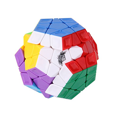 ROXENDA Cubo Mágico, Cubo de Velocidad Megaminx Stickerless Magico Speed Cube Rompecabezas, Súper Duradero Y Fácil Giro