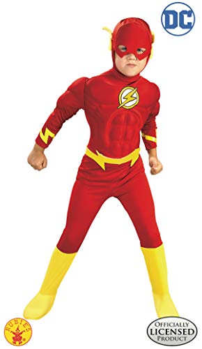 Rubie”s, disfraz oficial de Flash con músculos en el pecho, tamaño mediano.