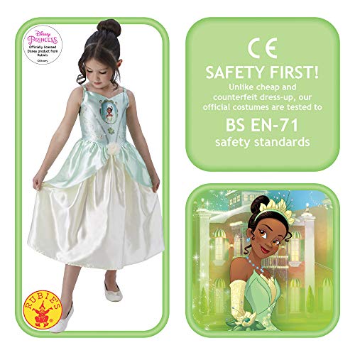 Rubies - Disfraz oficial de Tiana para niñas, diseño de princesas de Disney
