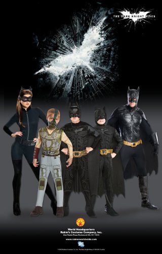 Rubie's Guantes de Batman para disfraz, para adultos, producto oficial de Rubie's, talla única, color negro , color/modelo surtido