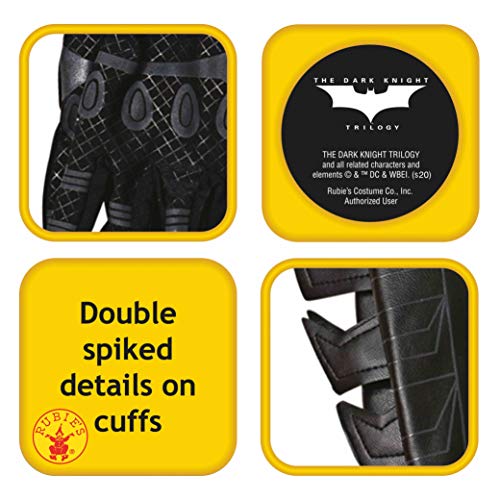 Rubie's Guantes de Batman para disfraz, para adultos, producto oficial de Rubie's, talla única, color negro , color/modelo surtido