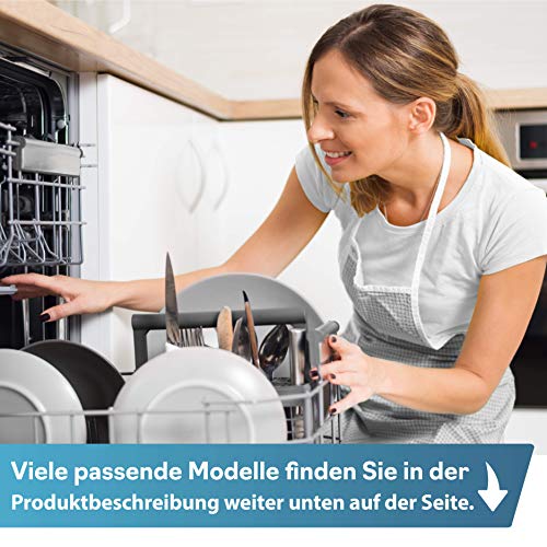 Ruedas lavavajillas de Plemont® [cesta inferior/ cesto superior] ruedas de lavavajillas para muchos comunes lavavajillas de Bosch Zanussi Miele etcétera - ruedas bandeja lavavajillas