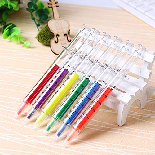 Ruikey 6pcs Highlighter de la novedad para el regalo de los trucos del juego de Halloween de los trajes del doctor de la enfermera