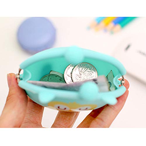 Ruikey Monedero Búho Monederos Mujer Animales Monederos Silicona Kawaii Monederos Silicona Niña Monederos De Mujer Pequeños para Moneda Efectivo Tarjeta Llaves