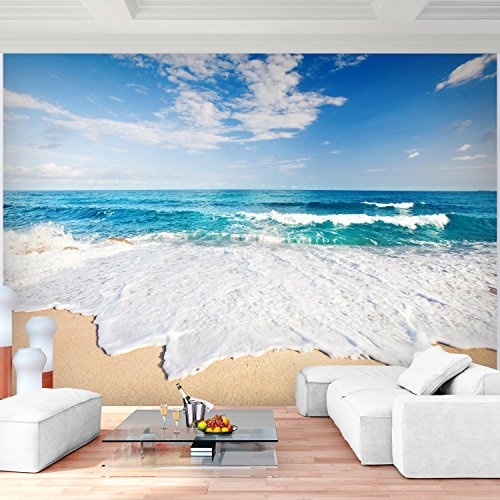 Runa 9007010C Papel pintado fotográfico XXL, imagen del mar, de vellón, para la pared, 308 x 220 cm, ¡100 % fabricado en Alemania! -, c, 308 x 220 cm - 7 Bahnen