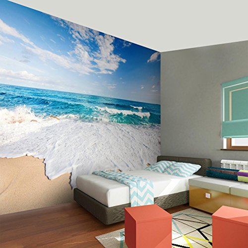 Runa 9007010C Papel pintado fotográfico XXL, imagen del mar, de vellón, para la pared, 308 x 220 cm, ¡100 % fabricado en Alemania! -, c, 308 x 220 cm - 7 Bahnen