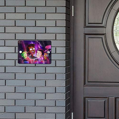 Rurpali Star Trek Lower Decks City Special Hanging Wall Art Primitive 15,5 x 17,5 pulgadas