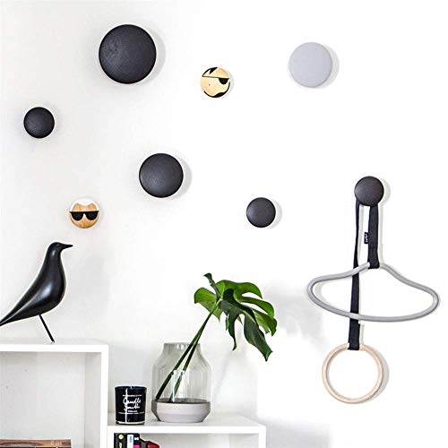 RVTYR Ganchos de la Manera 1PCS Bolsa Moderna del Estante Adorno de Madera Dormitorio Ropa Diamante Pintura Percha de Madera Multiuso Adhesivo de Ganchos for la decoración casera Gancho Pared