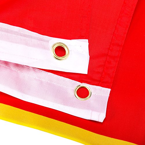 RYMALL Bandera España Grande, 2pcs Bandera de España, Resistente a la Intemperie, 90 x 150 cm