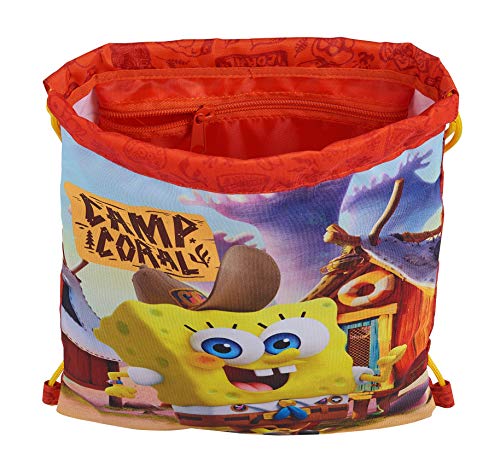 Saco Plano Junior de Bob Esponja, 260x340mm