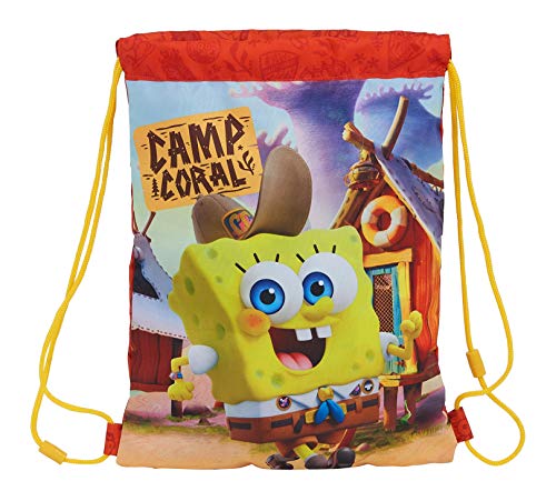 Saco Plano Junior de Bob Esponja, 260x340mm