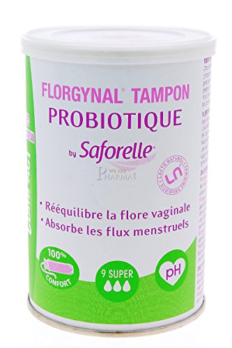 Saforelle Florgynal Tampon Probiotique Applicateur Compact 9 Super