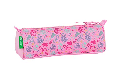 Safta Estuche Escolar de Benetton, Multicolor (Mariposas)