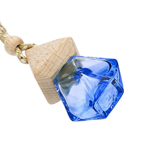 SAGIUSDM Coche Colgante Perfume Colgante Fragancia Ambientador Botella de Vidrio Vacío Difusor Automóviles Adornos, BU