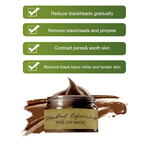 sakulala Removedor de espinillas, Cubierta Facial, Limpieza, hidratante, Control de Aceite, Limpieza Profunda de la Piel, Cubierta Facial para Rostro y Nariz, para Hombres y Mujeres