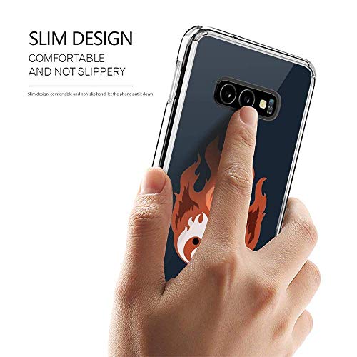 Samsung Galaxy S20 Funda A Prueba De Choques with TPU Bumper Anti-Rasguños Cajas del Teléfono para Samsung Legend of Korra: Fire Ferrets Pro Bending Emblem - no Text