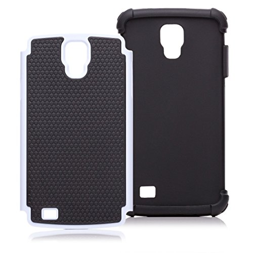 Samsung Galaxy S4 ACTIVE | Caso al Air libre iCues blanco | Caso duro al Air libre grueso a prueba de golpes militares Lifeproof hombres, niños piel protectora de protección [protector de pantalla, incluyendo] Cubierta Cubierta Funda Carcasa Bolsa Cover C